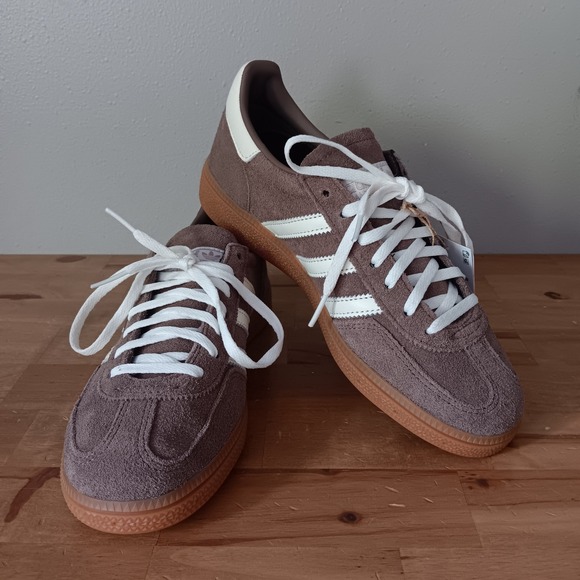 adidas Shoes - Adidas Handball Spezial W Womens 7 Brown New IF6490 Earth Strata Gum Suede Sneak